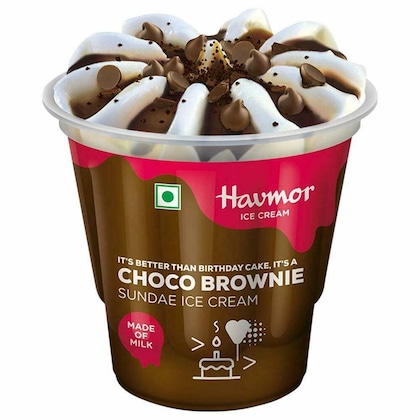 Havmor Choco Brownie Sundae Ice Cream 125 ml